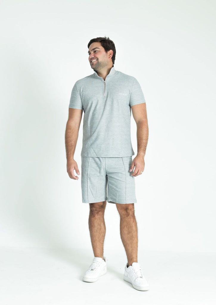 Men's Grey Short Set