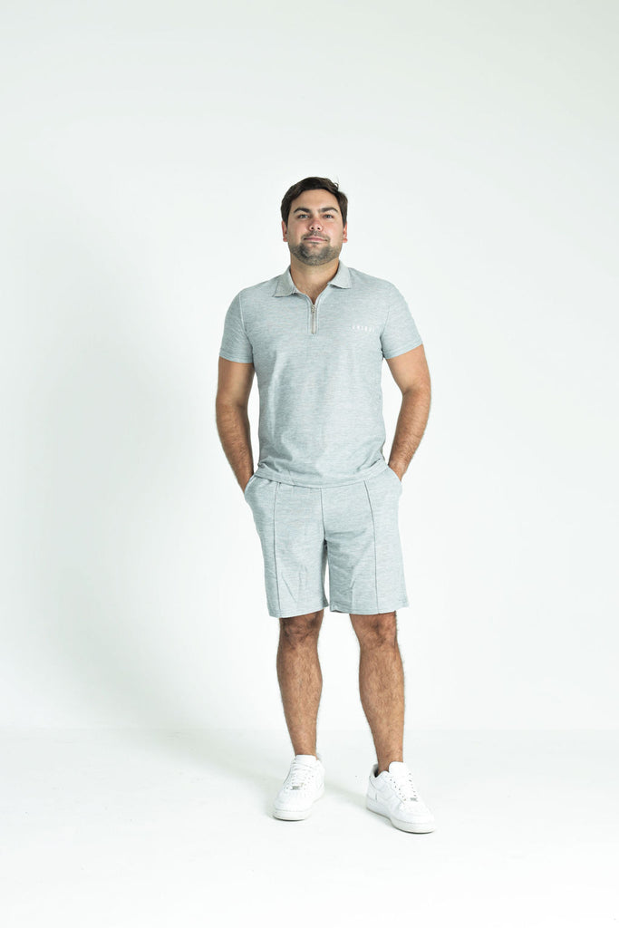 Men's Grey Short Set